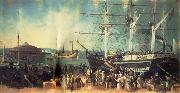 Samuel Bell Waugh The Bay and Harbor of New York oil painting picture wholesale